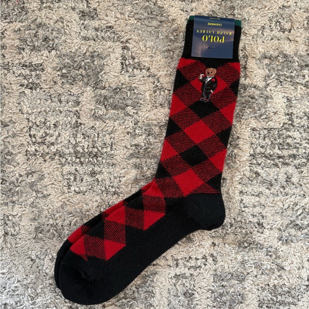 Polo Ralph Lauren Martini Polo Bear Cashmere Socks